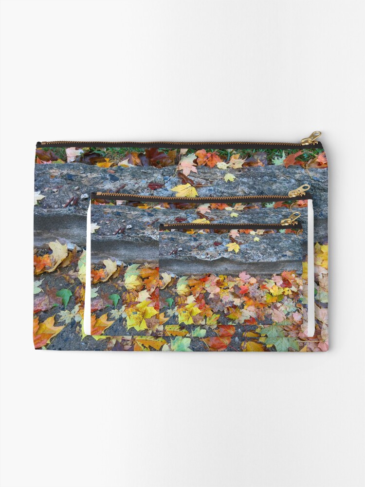 Alternate view of Rainy Autumn Morning Zipper Pouch