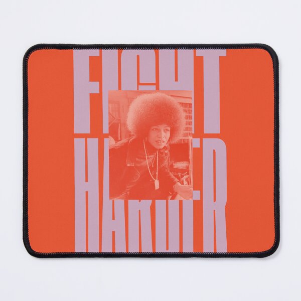 Item preview, Fight Harder - Angela Davis Quote Feminist designed and sold by PosterpartyCo.