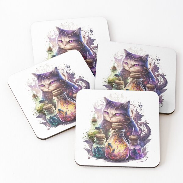 Item preview, Mischievous Cat Alchemist #1 designed and sold by quicksilversun.