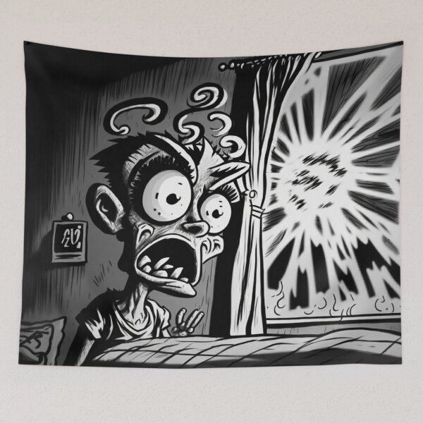 Item preview, Insomniac cartoon  designed and sold by Sarvgya Verma.