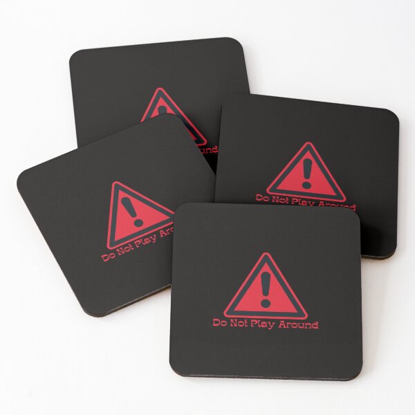 Item preview, Don't Play Around - A Sticker Design for Making a Statement" designed and sold by majnate.