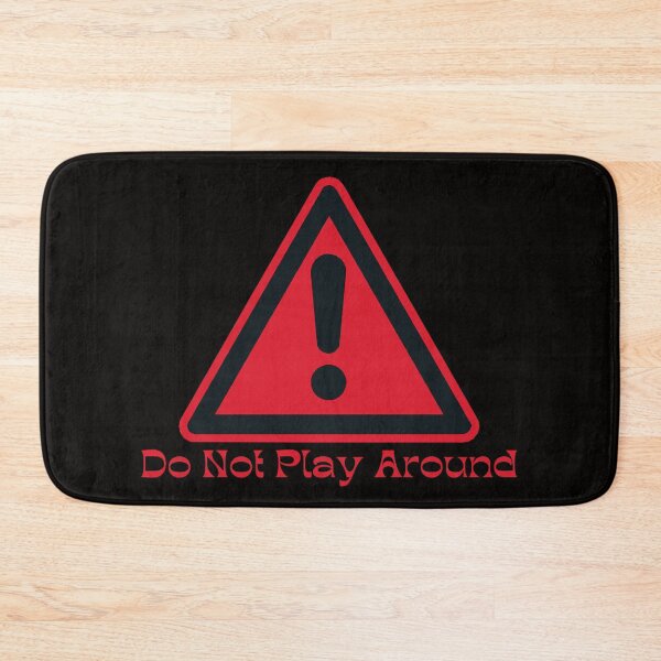 Item preview, Don't Play Around - A Sticker Design for Making a Statement" designed and sold by majnate.