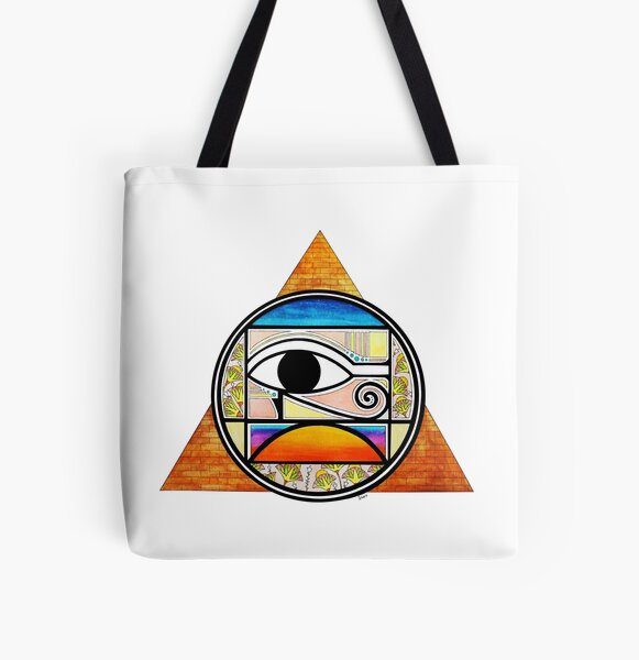 Symbol of Egypt (Colored) All Over Print Tote Bag