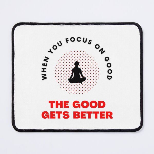Item preview, When you focus on good yoga motivational design designed and sold by DigitalMagShop.
