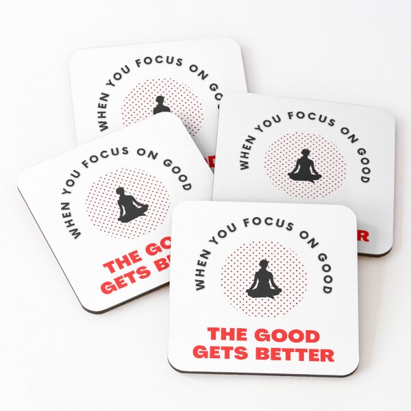 Item preview, When you focus on good yoga motivational design designed and sold by DigitalMagShop.