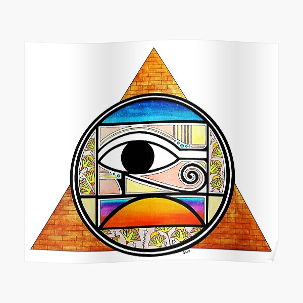 Symbol of Egypt (Colored) Poster