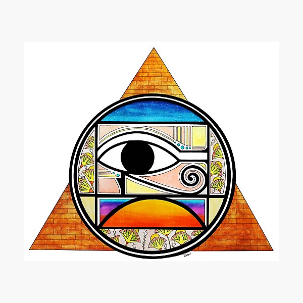 Symbol of Egypt (Colored) Photographic Print