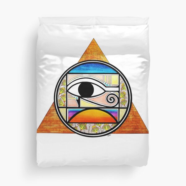 Symbol of Egypt (Colored) Duvet Cover