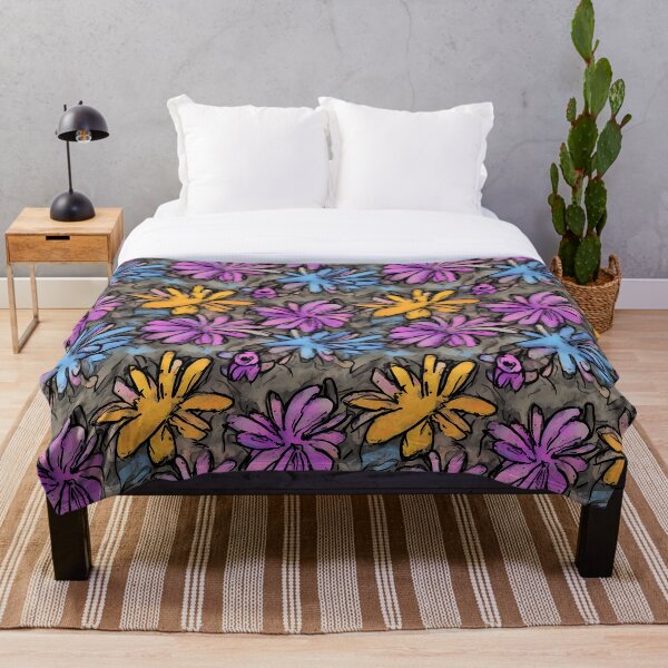 Item preview, Colored Flower Pattern designed and sold by Ai-Florist.
