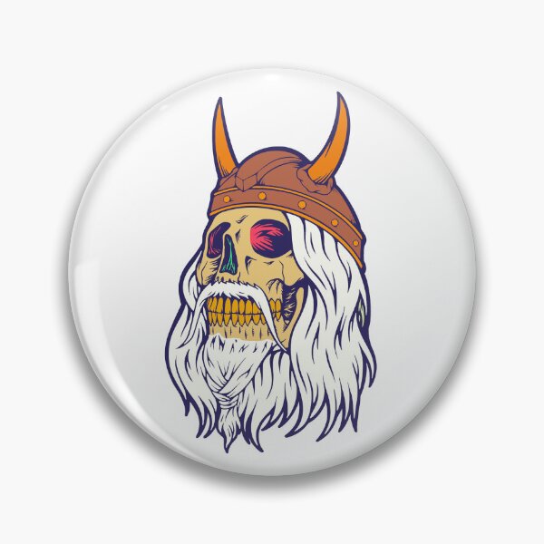 Item preview, Scary viking skull horned  designed and sold by addthana.