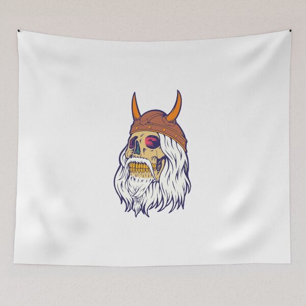 Item preview, Scary viking skull horned  designed and sold by addthana.
