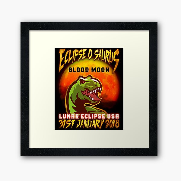 Item preview, Lunar Eclipse USA 31 January 2018 designed and sold by Shoppy  Vista.