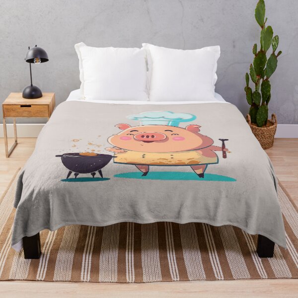Item preview, Fat Happy Pig Cooking - Cartoon Animals designed and sold by quick-drops.