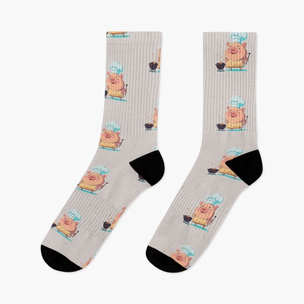 Item preview, Fat Happy Pig Cooking - Cartoon Animals designed and sold by quick-drops.