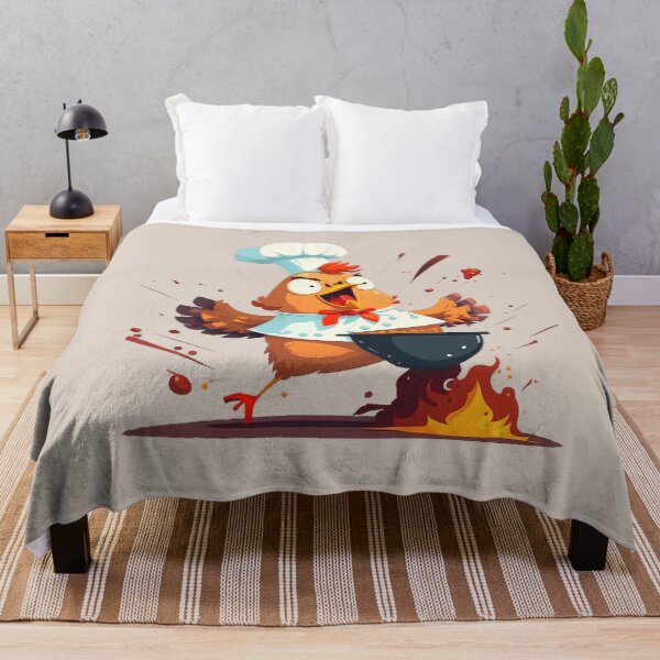 Item preview, Excited Chicken Cooking - Cartoon Animals designed and sold by quick-drops.