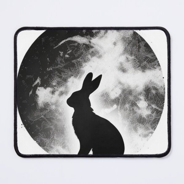 Item preview, Lunar Rabbit , Black and White designed and sold by WilbDigital.