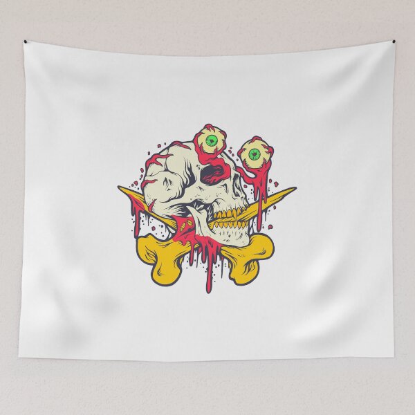 Item preview,  skull eyeballs zombie designed and sold by addthana.