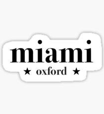 miami of ohio Sticker