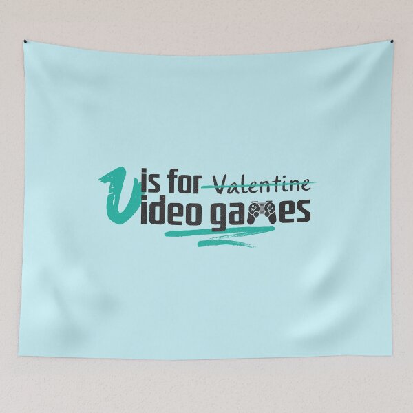Item preview, V is for video games - Funny Gamer designed and sold by VichallanStudio.