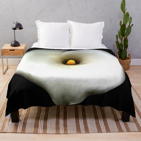 Item preview, Artistic Single Heart Shaped Calla Lily Isolated On Black designed and sold by taiche.