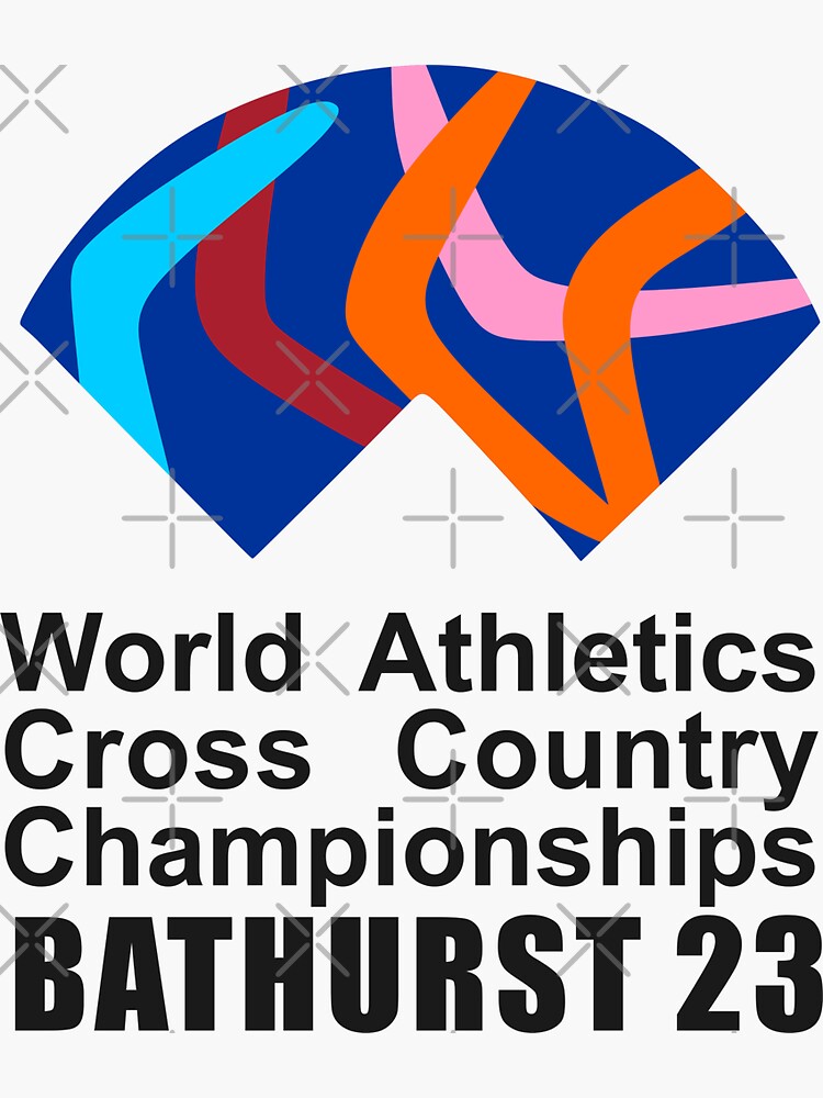 "World Athletics Cross Country Championships 2023" Sticker for Sale by