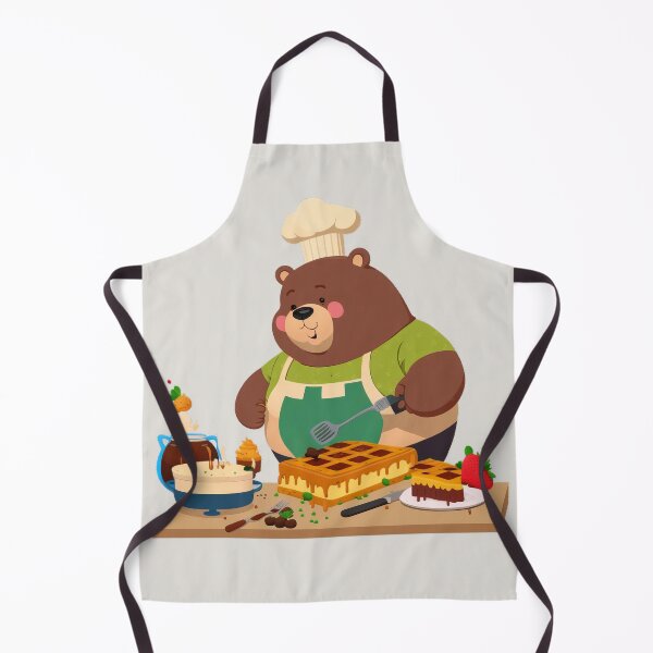 Item preview, Happy Baking Bear - Cartoon Animals designed and sold by quick-drops.