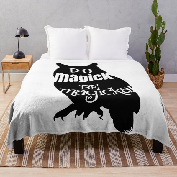 Item preview, Do Magick : Be Magickal : This Owl Silhouette is a Whimsical Reminder to Use Our Magic Everyday! designed and sold by WhitePinesVale.