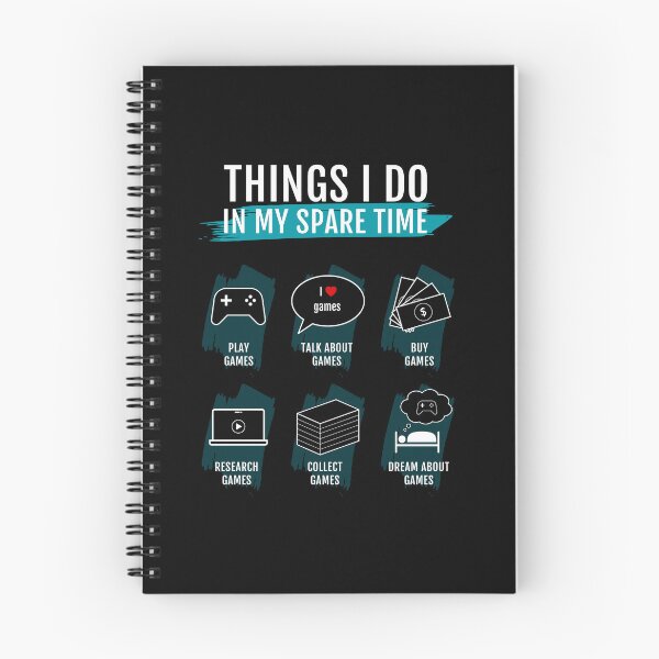 Item preview, Things I do in my spare time: gamer designed and sold by Between Clouds.