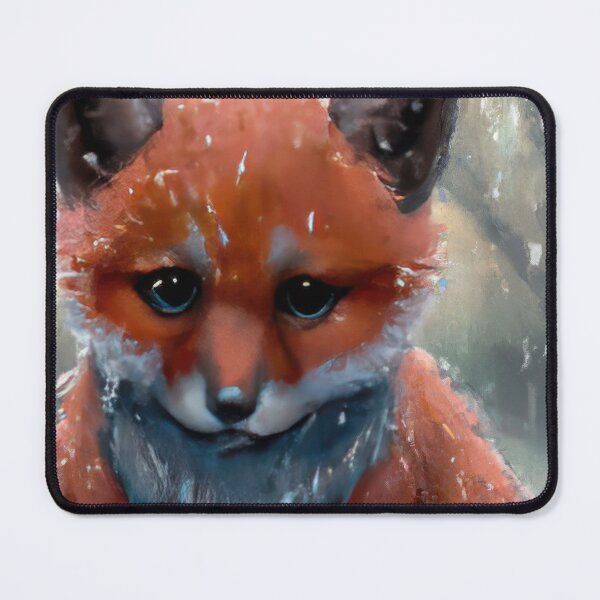 Item preview, Cute Fox Cub In The Rain designed and sold by phillipbooth.