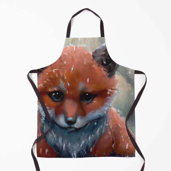 Item preview, Cute Fox Cub In The Rain designed and sold by phillipbooth.
