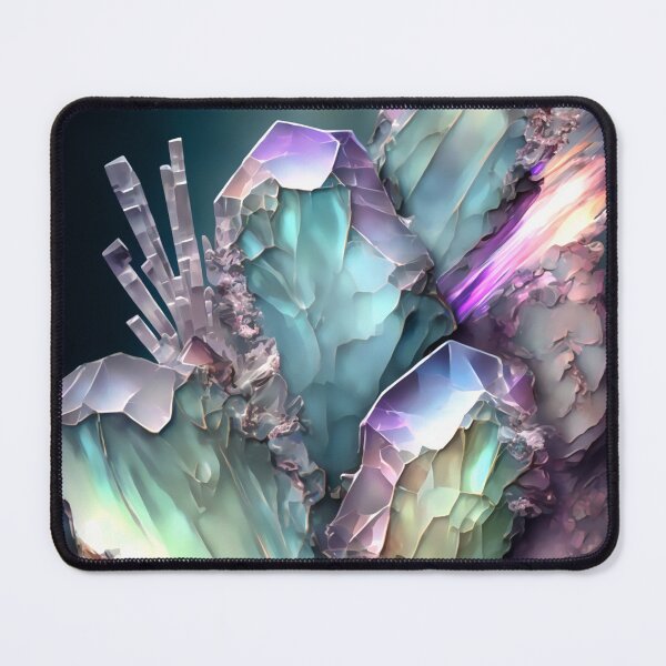 Item preview, Soothing Glowing Crystals abstract art designed and sold by Orianah.