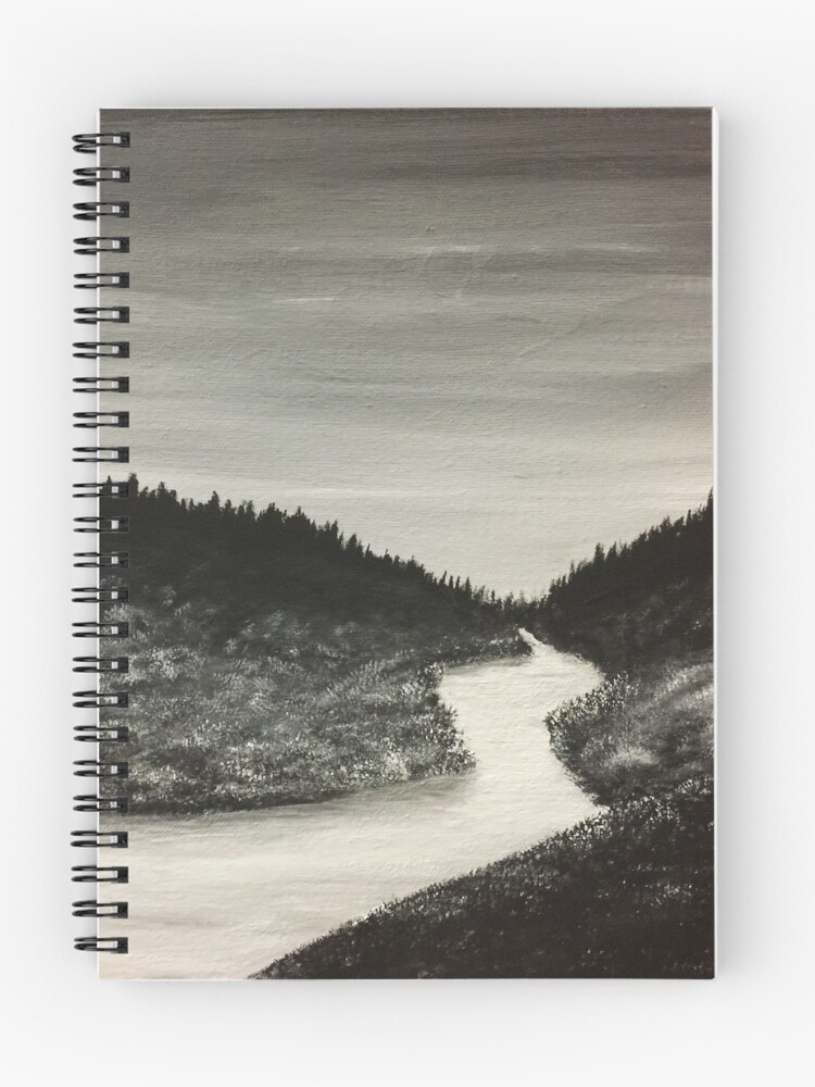 Thumbnail 1 of 3, Journal, black and white designed and sold by Jsora.