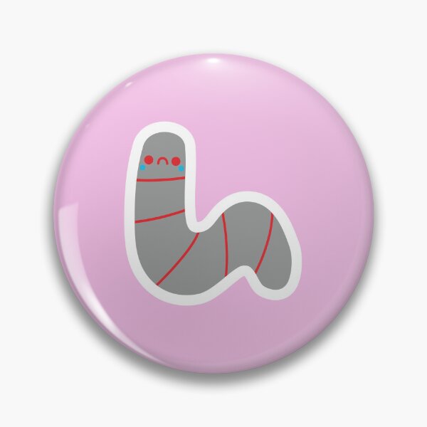 Item preview, Squirmy and Adorable: Cute Worm Sticker Design designed and sold by majnate.
