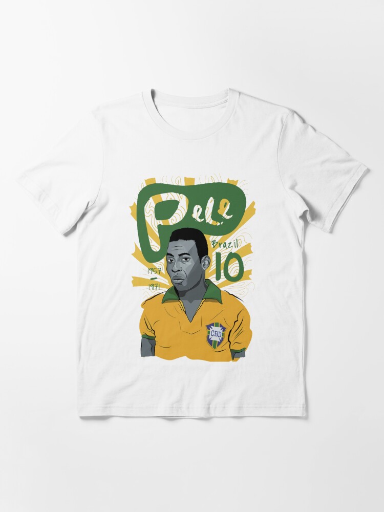 Vintage Pele Jersey 1957 World Cup Brazil Soccer Jersey Jersey 