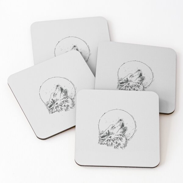 Item preview, Wild and Free: A Wolf Sticker Design designed and sold by majnate.