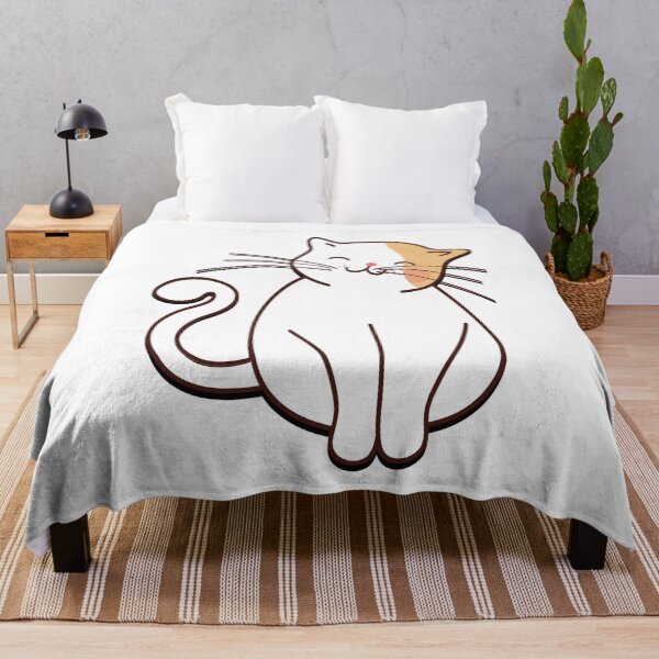 Item preview, Feline Silhouette - Cat Outline Sketch designed and sold by simpleones.