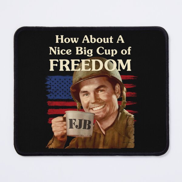 Item preview, How About A Nice Big Cup of Freedom • WW2 Military Propaganda • FJB designed and sold by SouthAndSunny.