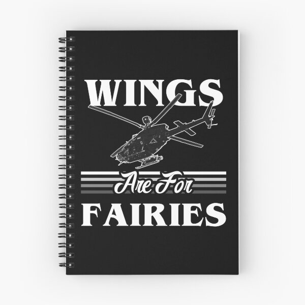 Item preview, Wings Are For Fairies Helicopter Pilot - White designed and sold by SpicyAviator.