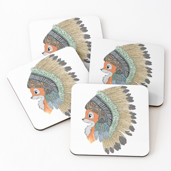Item preview, Tribal fox designed and sold by paviash.