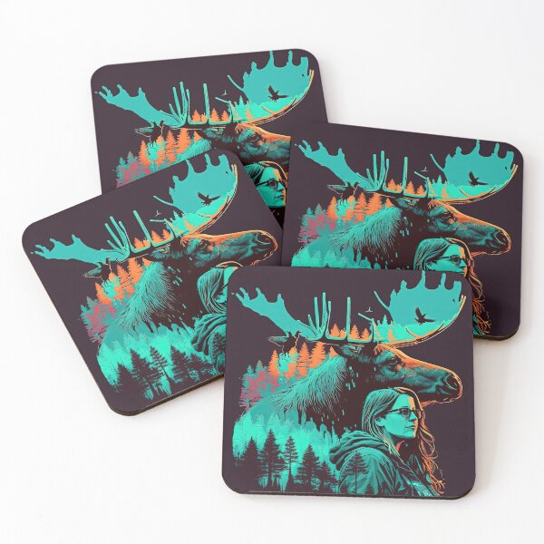Item preview, just a girl who loves moose designed and sold by Chillapy.