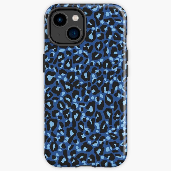 Leopard blue iPhone Robuste Hülle