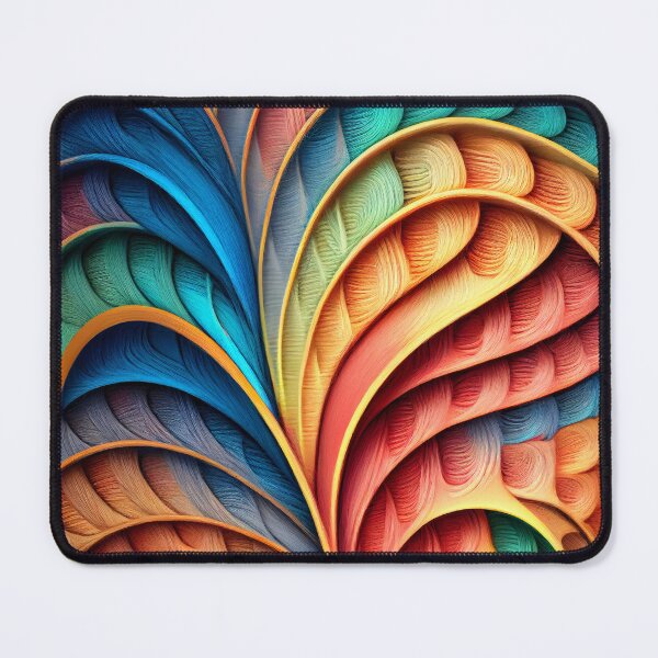 Artikelvorschau, Clay Rainbow Delicate Transitional Pattern Digital Painting entworfen und verkauft von CodeAndColors.