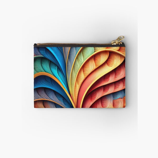 Aperçu de l'œuvre Clay Rainbow Delicate Transitional Pattern Digital Painting créée et vendue par CodeAndColors.