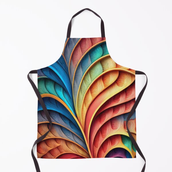 Aperçu de l'œuvre Clay Rainbow Delicate Transitional Pattern Digital Painting créée et vendue par CodeAndColors.