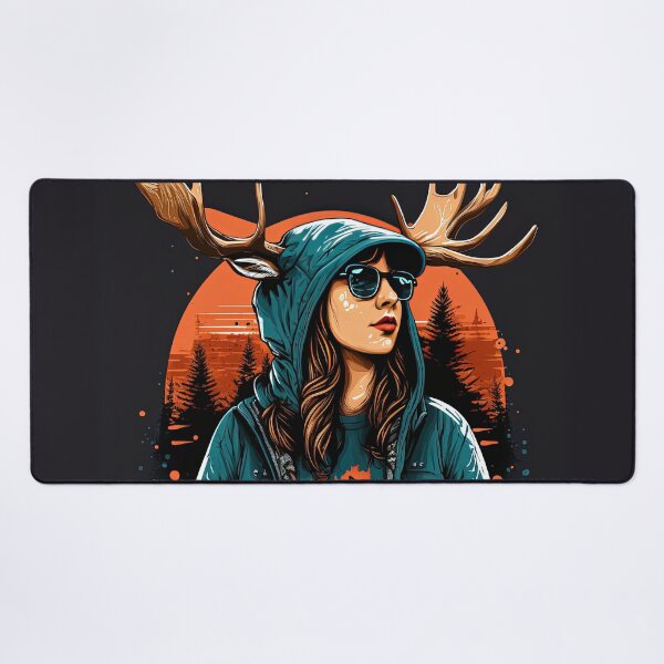 Item preview, just a girl who loves moose designed and sold by Chillapy.
