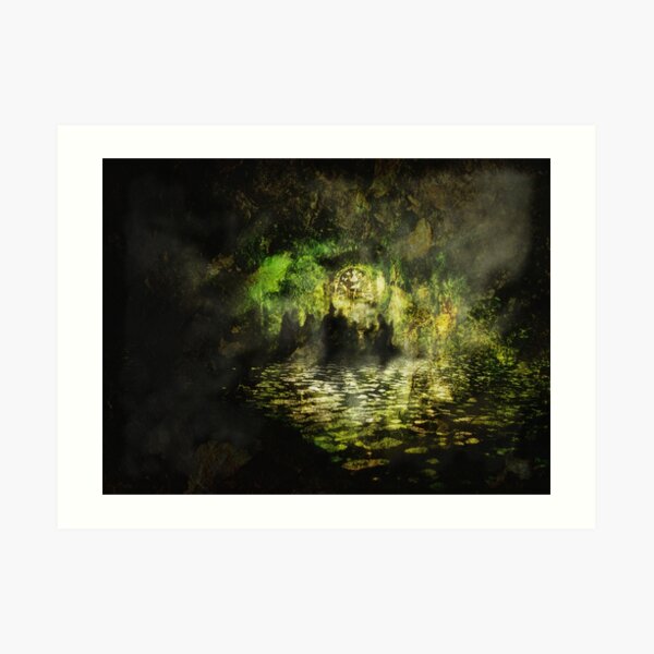 The Walls of Moria (The riddle upon the door) Art Print