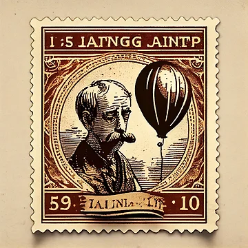 Imagen de la obra The Jangling Stamp and Balloon Digital Painting de CodeAndColors