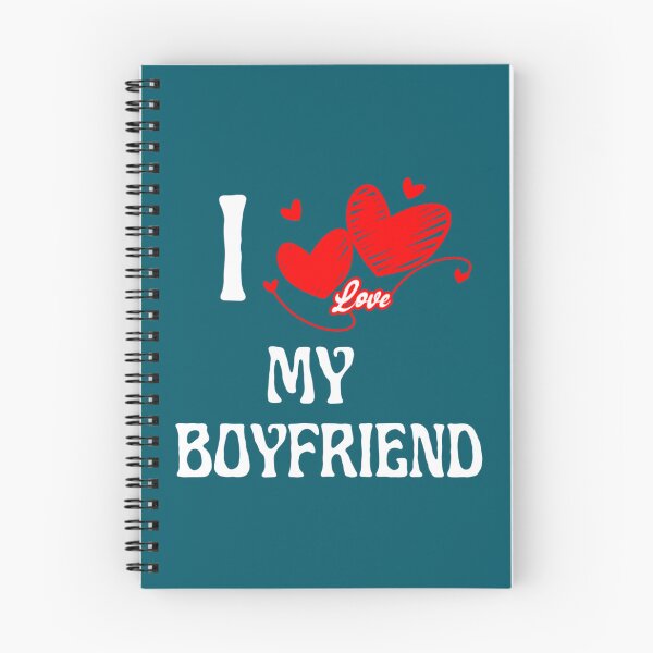 Item preview, I Love My Boyfriend  Fitted V-Neck  designed and sold by PerllaDesigns.