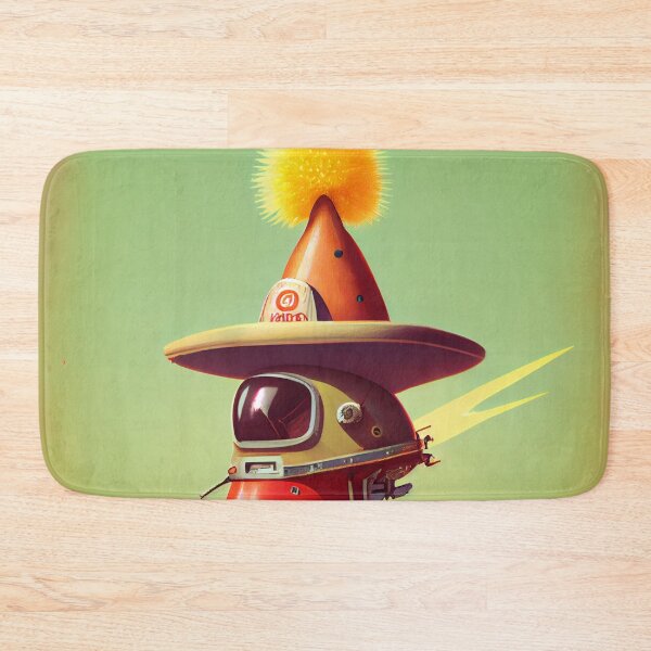 Item preview, Rocket to the Prune in a Sombrero Digital Painting designed and sold by CodeAndColors.