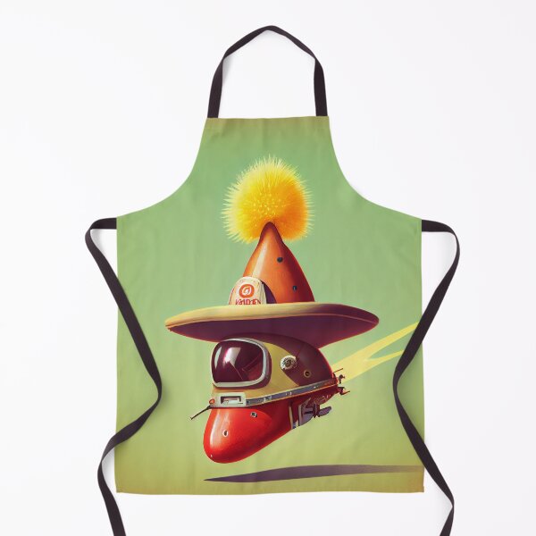 Item preview, Rocket to the Prune in a Sombrero Digital Painting designed and sold by CodeAndColors.